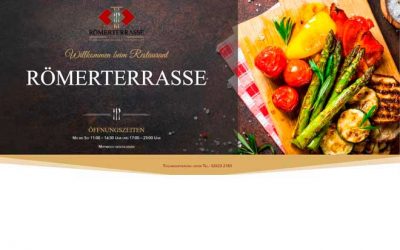 Webseite für Restaurant Römerterrasse ist online