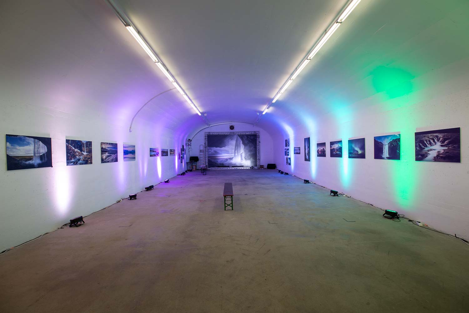 Ausstellung Fotografie Island im Winter im Bunker b-05 Montabaur