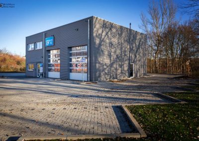 Fotografie für Werbung: Containergebäude Architektur