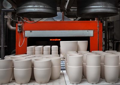 Industriefotografie Produktionshalle mit Schnellbrandofen