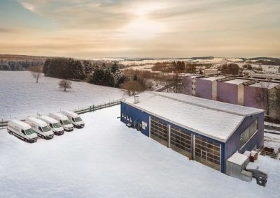 Industriefotografie Fotografie Leitungsbau Horizontalbohrungen Luftaufnahmen