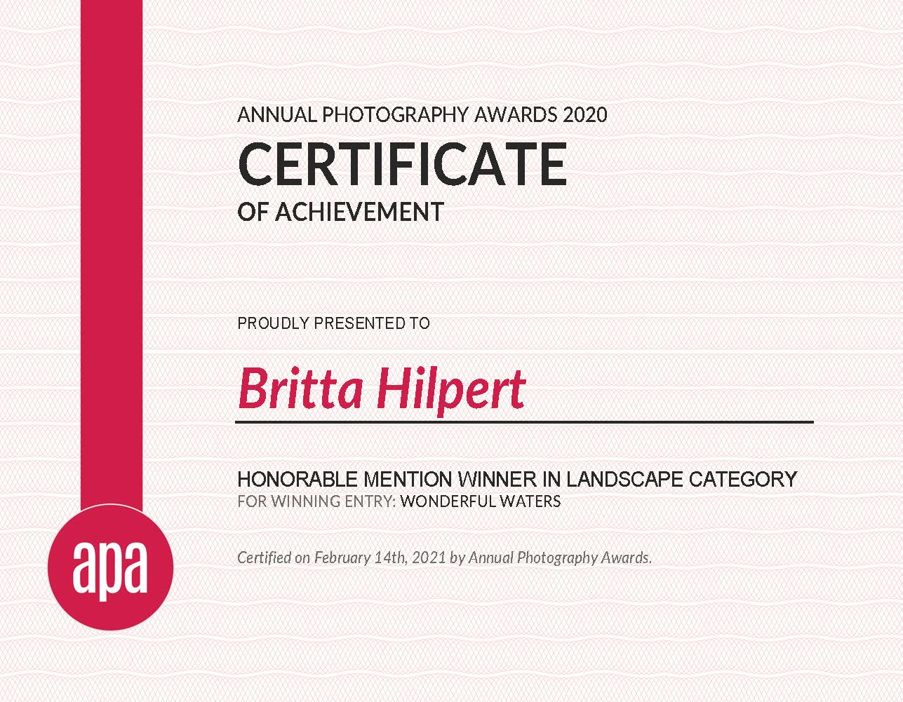 Annual Photography Awards 2020 Annual Photography Awards 2020