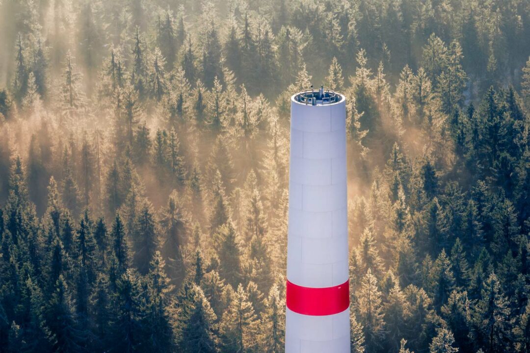 Baudokumentation: Windenergieanlage im Bau - Eifel-Prüm