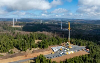 Baustellenfotograf - Industriefotograf Britta Hilpert 7 Fotografische und Filmische Projektbegleitung Windpark Bad Berleburg – Teil 1